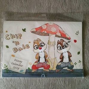 Chip & Dale Disney 2018 Calendar